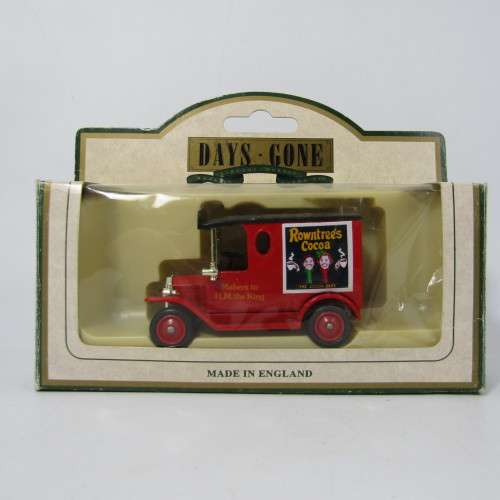 Lledo 1920 Ford Model T van - Rowntree`s Cocoa promotional model car in box