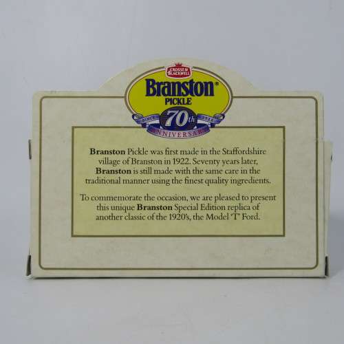 Lledo 1920 Ford Model T van - Branston Pickle promotional model car in box