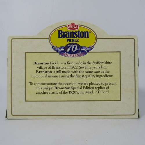 Lledo 1920 Ford Model T van - Branston Pickle promotional model car in box
