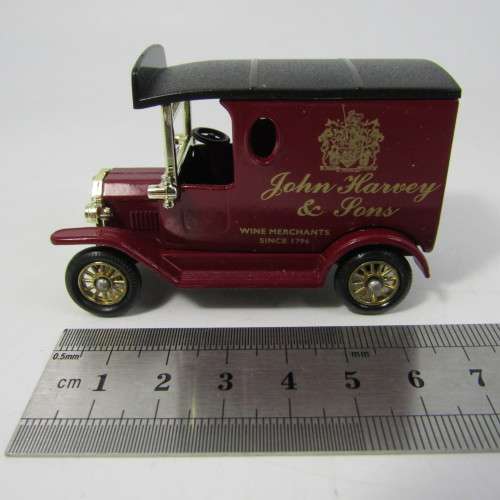 Lledo 1920 Ford Model T van - John Harvey and Sons promotional model car in box