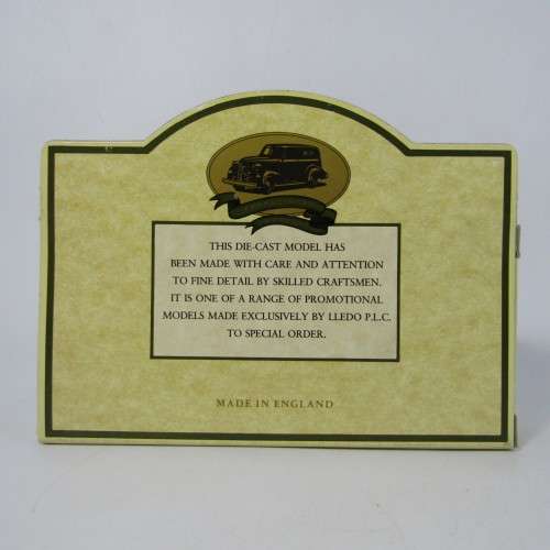 Lledo 1920 Ford Model T van - John Harvey and Sons promotional model car in box