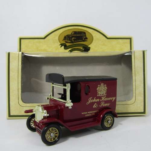 Lledo 1920 Ford Model T van - John Harvey and Sons promotional model car in box