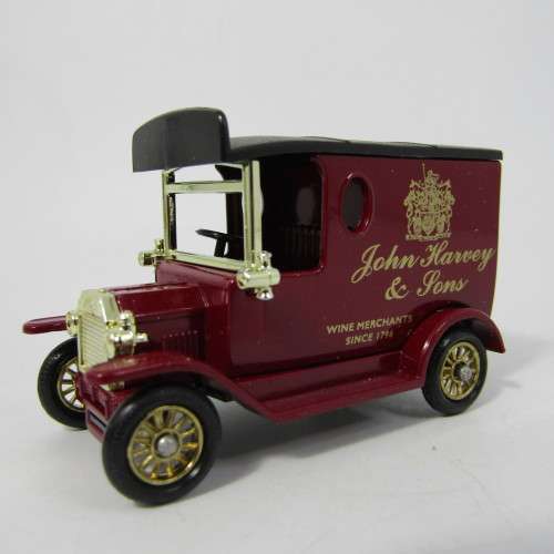 Lledo 1920 Ford Model T van - John Harvey and Sons promotional model car in box
