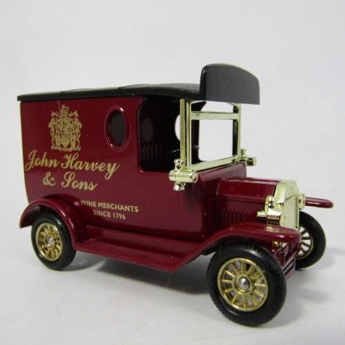 Lledo 1920 Ford Model T van - John Harvey and Sons promotional model car in box