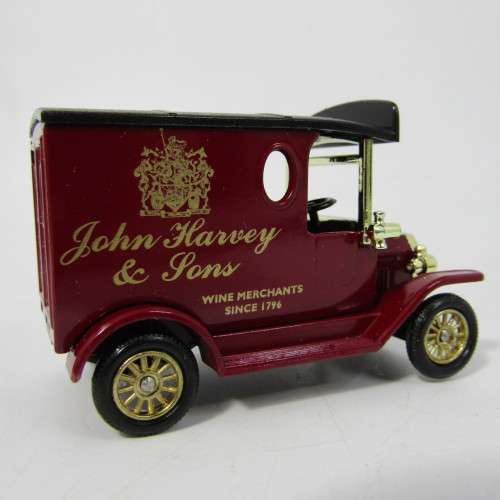 Lledo 1920 Ford Model T van - John Harvey and Sons promotional model car in box