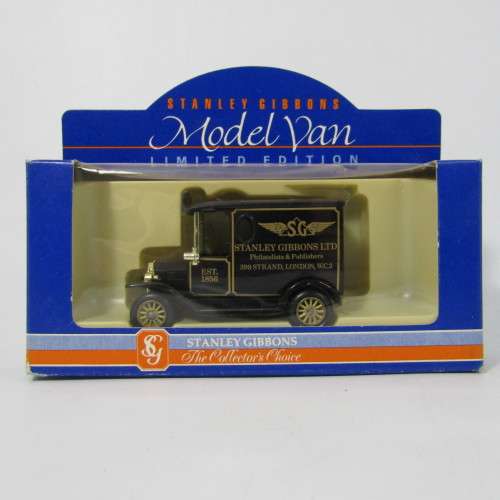 Lledo 1920 Ford Model T van - Stanley Gibbons Ltd. promotional model car in box