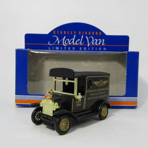Lledo 1920 Ford Model T van - Stanley Gibbons Ltd. promotional model car in box