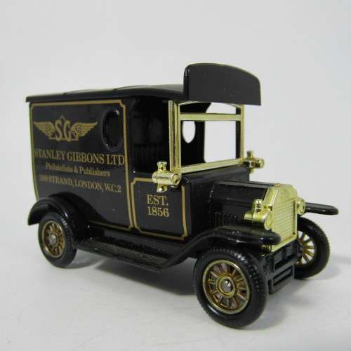 Lledo 1920 Ford Model T van - Stanley Gibbons Ltd. promotional model car in box