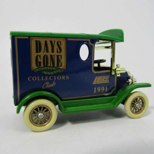 Lledo 1920 Ford Model T van - Days Gone 1991 collectors club promotional model car in box