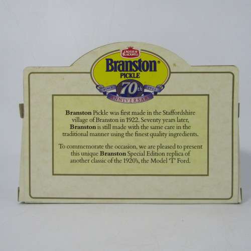 Lledo 1920 Ford Model T van - Branston Pickle promotional model car in box