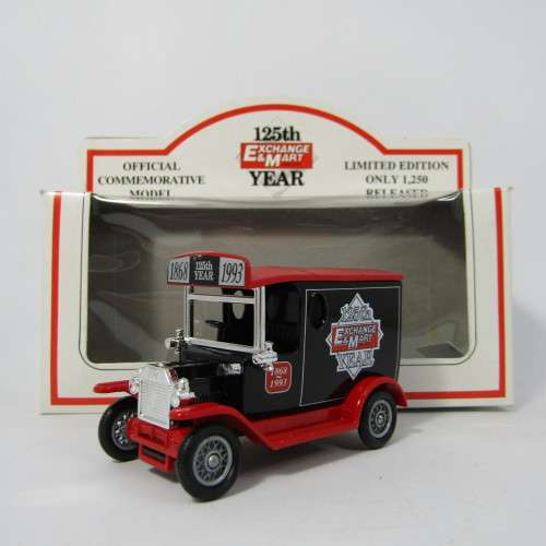 Lledo 1920 Ford Model T van - Exchange and Mart 125th Year promotional model car in box