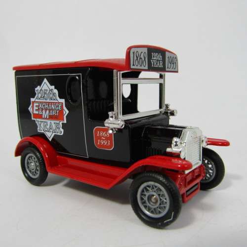 Lledo 1920 Ford Model T van - Exchange and Mart 125th Year promotional model car in box