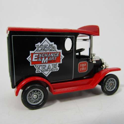 Lledo 1920 Ford Model T van - Exchange and Mart 125th Year promotional model car in box