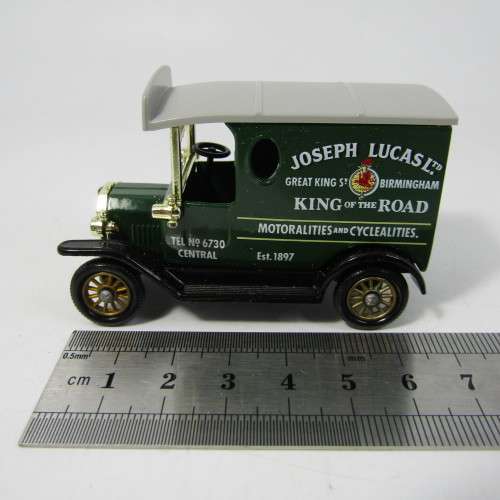 Lledo 1920 Ford Model T van - Joseph Lucas Ltd. promotional model car in box