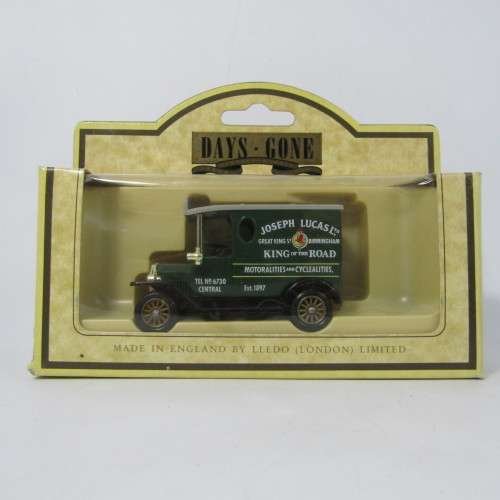 Lledo 1920 Ford Model T van - Joseph Lucas Ltd. promotional model car in box