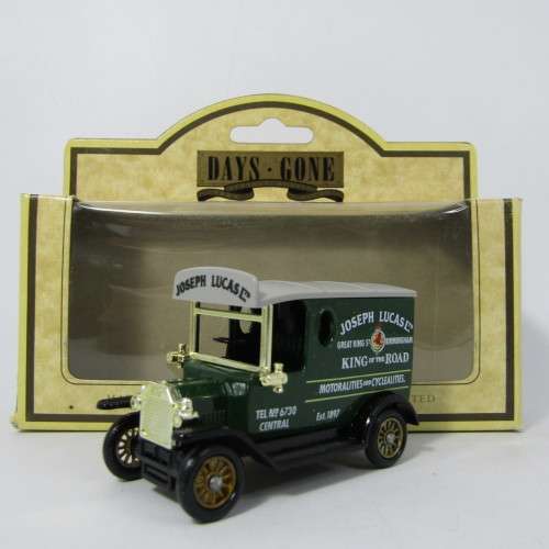 Lledo 1920 Ford Model T van - Joseph Lucas Ltd. promotional model car in box