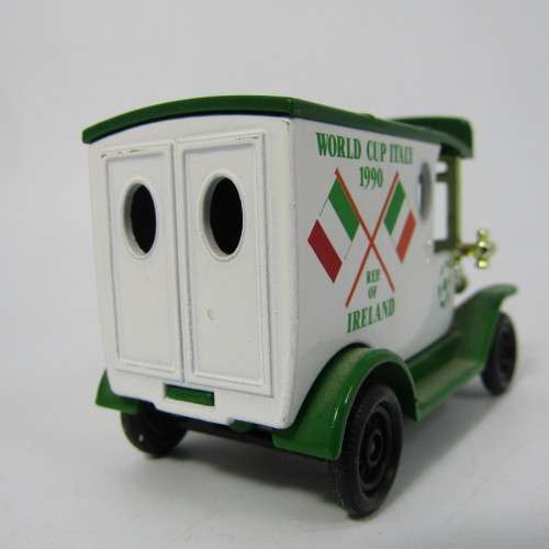 Lledo 1920 Ford Model T van - 1990Soccer World Cup Italy/Ireland promotional model car in box