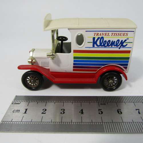Lledo 1920 Ford Model T van - Kleenex travel tissues promotional model car in box