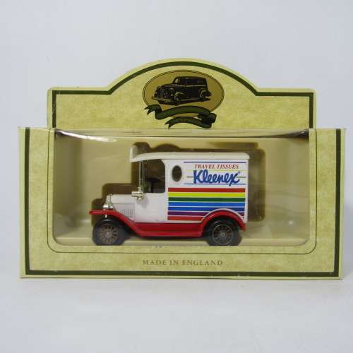 Lledo 1920 Ford Model T van - Kleenex travel tissues promotional model car in box