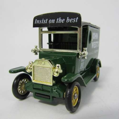 Lledo 1920 Ford Model T van - John West`s Salmon promotional model car in box