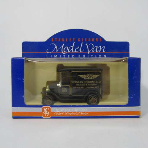 Lledo 1920 Ford Model T van - Stanley Gibbons Ltd. promotional model car in box