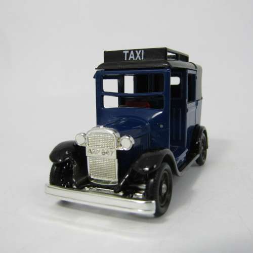 Lledo 1920 Ford Model T van - Austin taxi blue promotional model car in box