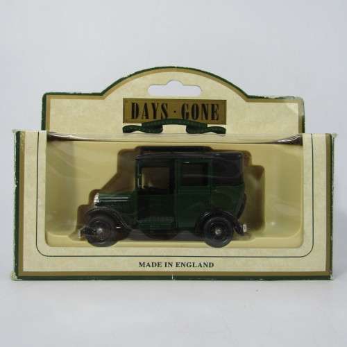 Lledo 1920 Ford Model T van - Austin taxi dark green promotional model car in box