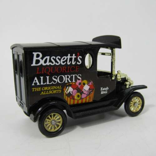 Lledo 1920 Ford Model T van - Bassett`s Liquorice Allsorts promotional model car in box