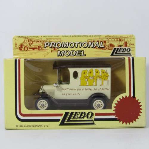 Lledo 1920 Ford Model T van - Country Life English Butter promotional model car in box