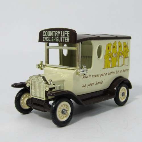 Lledo 1920 Ford Model T van - Country Life English Butter promotional model car in box