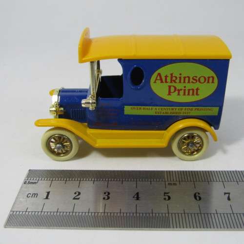 Lledo 1920 Ford Model T van - Atkinson Print promotional model car in box