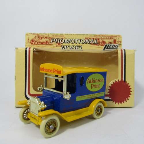 Lledo 1920 Ford Model T van - Atkinson Print promotional model car in box