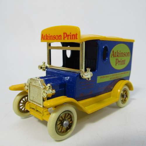 Lledo 1920 Ford Model T van - Atkinson Print promotional model car in box