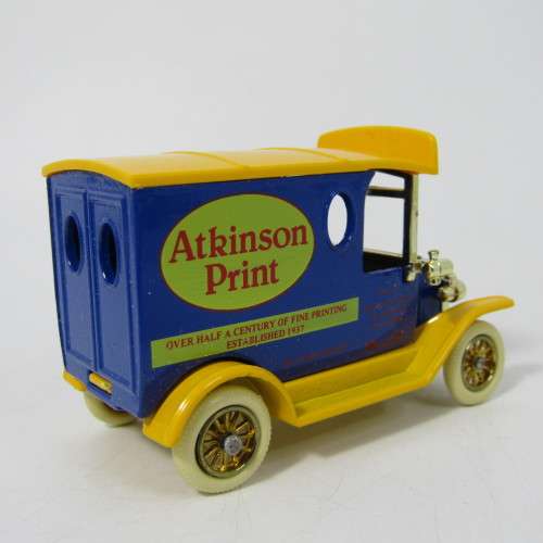Lledo 1920 Ford Model T van - Atkinson Print promotional model car in box