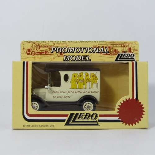 Lledo 1920 Ford Model T van - Country Life English Butter promotional model car in box