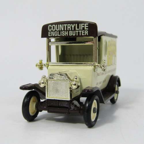 Lledo 1920 Ford Model T van - Country Life English Butter promotional model car in box
