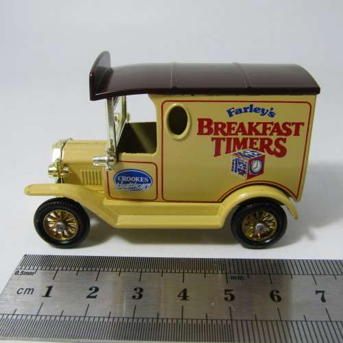 Lledo 1920 Ford Model T van - Farleys Breakfast Timers promotional model car in box
