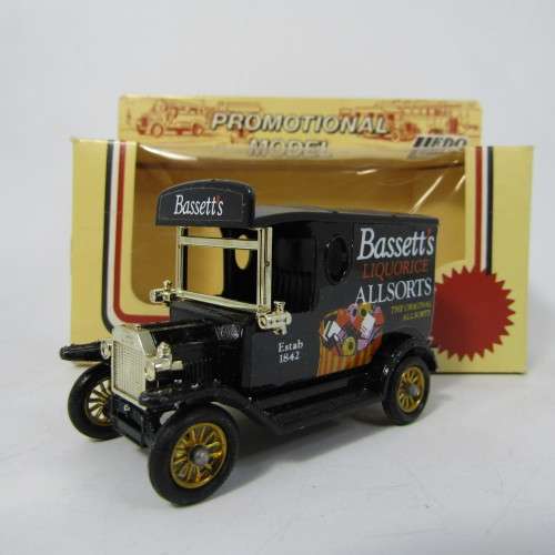 Lledo 1920 Ford Model T van - Bassett`s Liquorice Allsorts promotional model car in box