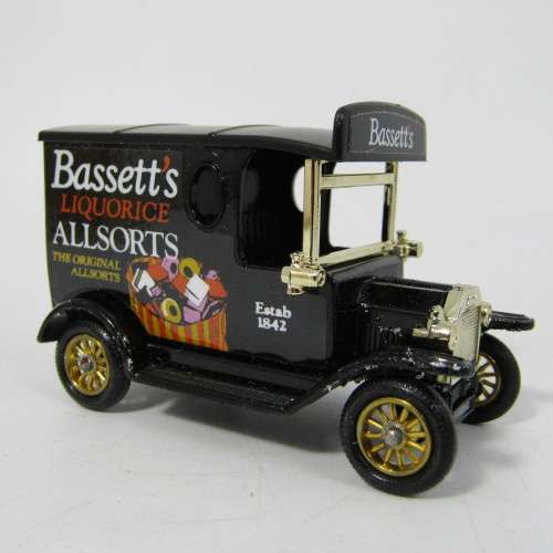Lledo 1920 Ford Model T van - Bassett`s Liquorice Allsorts promotional model car in box