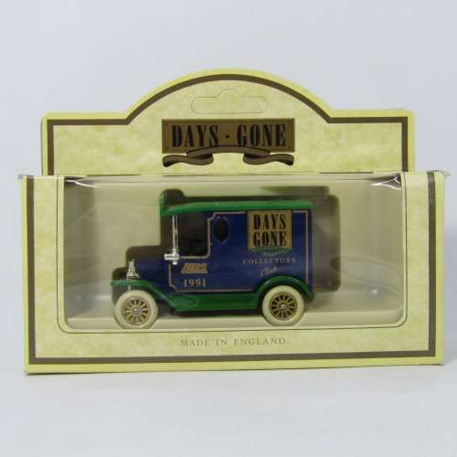 Lledo 1920 Ford Model T van - 1991 Days Gone Collectors Club model car in box
