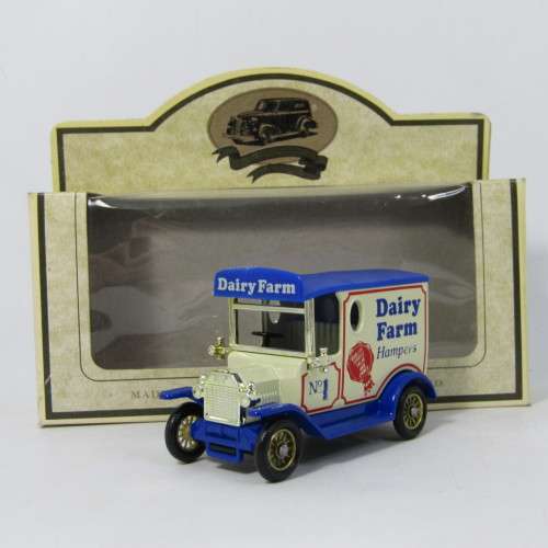 Lledo 1920 Ford Model T van - Dairy Farm Hampers model car in box