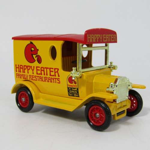 Lledo 1920 Ford Model T van - Happy Easter restaurants promotional model car in box