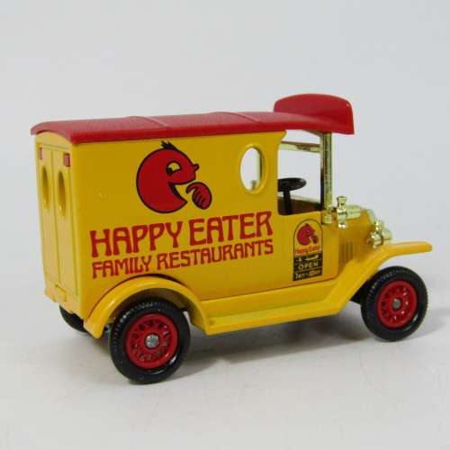 Lledo 1920 Ford Model T van - Happy Easter restaurants promotional model car in box
