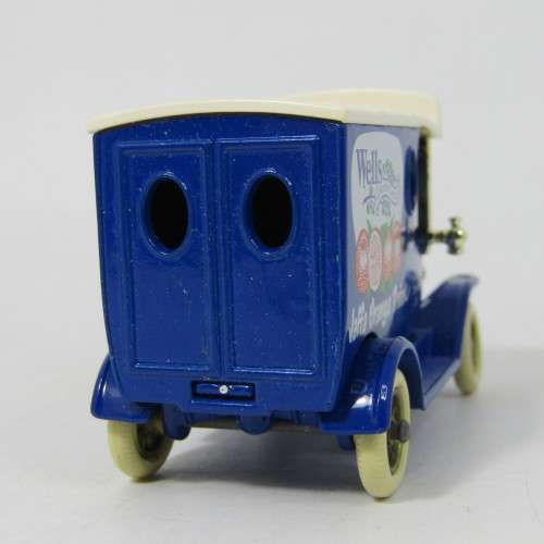 Lledo 1920 Ford Model T van - Wells Drinks Ltd. promotional model car in box