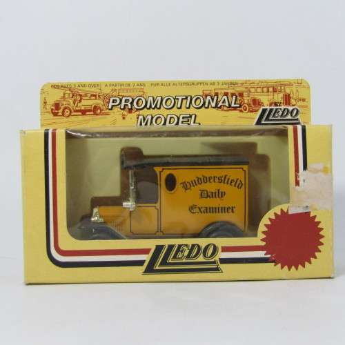 Lledo 1920 Ford Model T van - Huddersfield Daily Examiner promotional model car in box