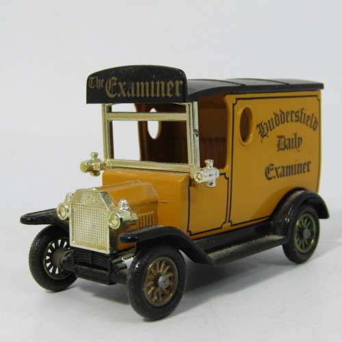 Lledo 1920 Ford Model T van - Huddersfield Daily Examiner promotional model car in box