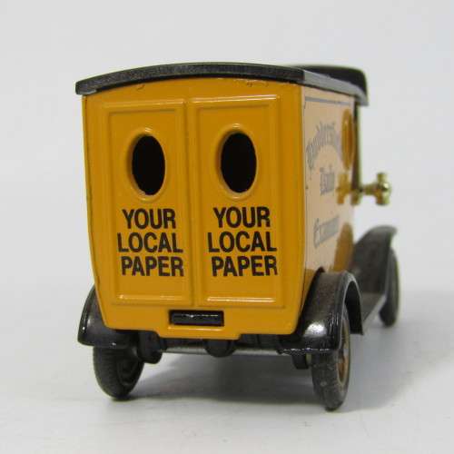 Lledo 1920 Ford Model T van - Huddersfield Daily Examiner promotional model car in box
