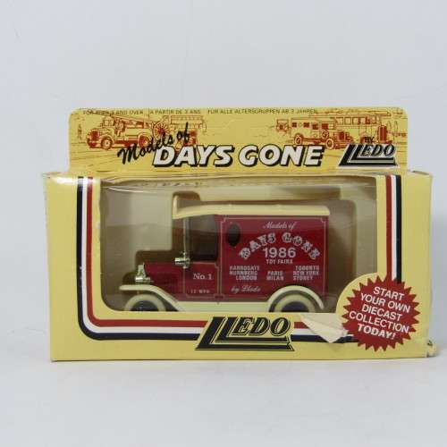 Lledo 1920 Ford Model T van - 1986 Days Gone Toy Fairs model car in box