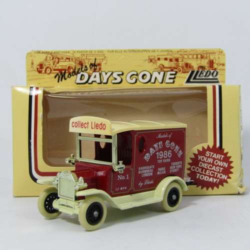 Lledo 1920 Ford Model T van - 1986 Days Gone Toy Fairs model car in box