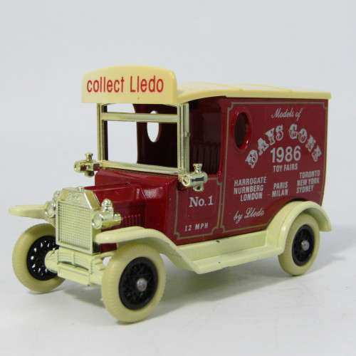 Lledo 1920 Ford Model T van - 1986 Days Gone Toy Fairs model car in box